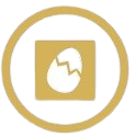 icon indicating the presence of egg in this dish