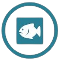icon indicating presence of fish in this dish